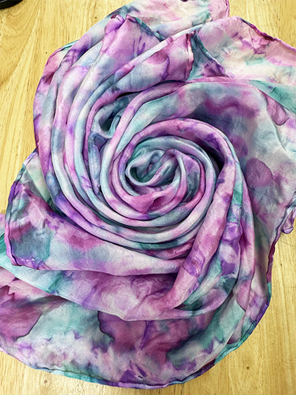 Ink Dyed Silk Scarf Workshop + Sip , January 22, 2026