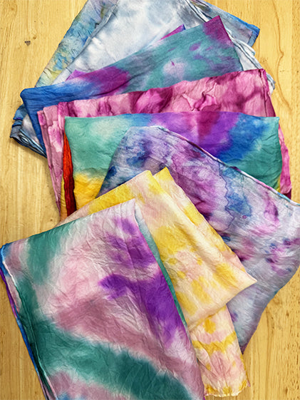 Ink Dyed Silk Scarf Workshop + Sip , January 22, 2026